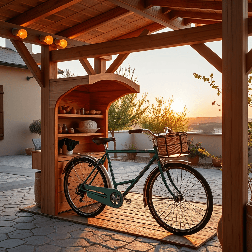 Casette in Legno per Ricovero Biciclette
